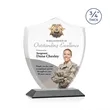 Scudo Shield VividPrint™ Award - Black | https://www.bestnamebadges.com