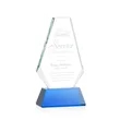 Kingsley Award on Newhaven Base - Blue | https://www.bestnamebadges.com