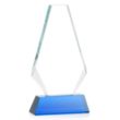 Kingsley Award on Newhaven Base - Blue | https://www.bestnamebadges.com