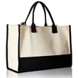 Personalized Canvas Tote Bag | https://www.bestnamebadges.com