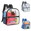 Clear Mini Backpack for Concert Sport Events Travel School | https://www.bestnamebadges.com