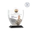 Scudo Shield VividPrint™ Award - Black | https://www.bestnamebadges.com