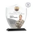 Scudo Shield VividPrint™ Award - Black | https://www.bestnamebadges.com