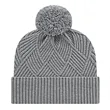 Premium Diagonal Weave Knit Cap with Cuff | https://www.bestnamebadges.com