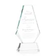 Kingsley Award on Newhaven Base - Clear | https://www.bestnamebadges.com