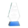 Kingsley Award on Newhaven Base - Blue | https://www.bestnamebadges.com