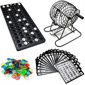 Delux Adults Bingo Game Set with Roller Cage And Board | https://www.bestnamebadges.com