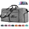 65L In Stock Custom Foldable Travel Duffle Overnight Bag | https://www.bestnamebadges.com