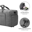 65L In Stock Custom Foldable Travel Duffle Overnight Bag | https://www.bestnamebadges.com