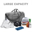 65L In Stock Custom Foldable Travel Duffle Overnight Bag | https://www.bestnamebadges.com