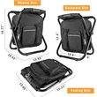 Insulated Foldable Camping Backpack Chair | https://www.bestnamebadges.com