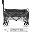 Collapsible Folding Outdoor Utility Wagon Cart | https://www.bestnamebadges.com