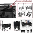 Collapsible Folding Outdoor Utility Wagon Cart | https://www.bestnamebadges.com