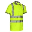 Hi Vis Class 2 Reflective Tape Safety Workwear Polo | https://www.bestnamebadges.com