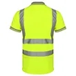Hi Vis Class 2 Reflective Tape Safety Workwear Polo | https://www.bestnamebadges.com