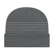 Thin Striped Knit Cap with Cuff | https://www.bestnamebadges.com