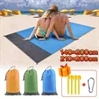 Beach Blanket Sandproof, Extra Large Picnic Mat | https://www.bestnamebadges.com