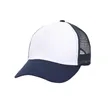 5 Panel Structured Trucker Cap With Snapback | https://www.bestnamebadges.com