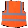 Hi Vis Class 2 Recycled Reflective Safety Vest W/ 5 Pockets | https://www.bestnamebadges.com