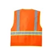 Recycled Hi Vis Class 2 Reflective Safety Vest W/ 4 Pockets | https://www.bestnamebadges.com
