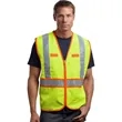 Recycled Hi Vis Class 2 Reflective Safety Vest W/ 4 Pockets | https://www.bestnamebadges.com