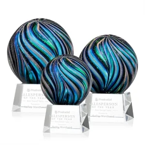 Malton Award on Robson Base - Clear | https://www.bestnamebadges.com