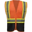 Hi Viz Class 2 Reflective Tape Safety Zipper Vest w/ Pocket | https://www.bestnamebadges.com