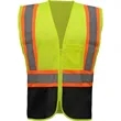 Hi Viz Class 2 Reflective Tape Safety Zipper Vest w/ Pocket | https://www.bestnamebadges.com