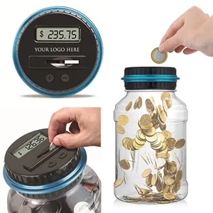 Digital Piggy Bank with LCD Counter | https://www.bestnamebadges.com