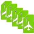Custom Untethered Luggage Silicone Baggage Tags In Stock | https://www.bestnamebadges.com