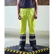 Waterproof High Viz Over Trousers Work Wear Safety Pants | https://www.bestnamebadges.com