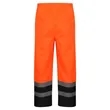 Waterproof High Viz Over Trousers Work Wear Safety Pants | https://www.bestnamebadges.com