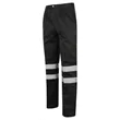 Hi Viz Poly-Cotton Class E Reflective Tape Safety Trouser | https://www.bestnamebadges.com