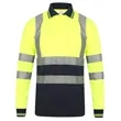Hi Viz Class 3 Color Block Reflective Safety Polo Shirt | https://www.bestnamebadges.com