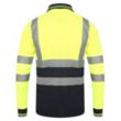 Hi Viz Class 3 Color Block Reflective Safety Polo Shirt | https://www.bestnamebadges.com