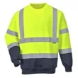 Hi-Vis Class 3 Reflective Tape Safety Workwear Sweatshirt | https://www.bestnamebadges.com