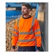 High Vis Reflective Two Tone Sweatshirt | https://www.bestnamebadges.com