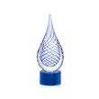 Kentwood Award on Marvel Base - Blue | https://www.bestnamebadges.com