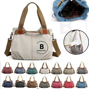 Canvas Shoulder Bags | https://www.bestnamebadges.com