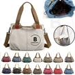 Canvas Shoulder Bags | https://www.bestnamebadges.com