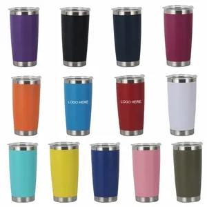 20 Oz. Insulated Beer Beverage Tumbler