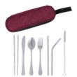 Stainless Steel Cutlery Set In Pouch | https://www.bestnamebadges.com