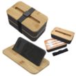 Stackable Bento Box With Phone Stand | https://www.bestnamebadges.com