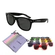 UV Protection Stylish Solid Color Sunglasses With Burlap | https://www.bestnamebadges.com