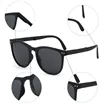 UV Protection Portable Foldable Retro Sunglasses | https://www.bestnamebadges.com
