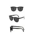 UV Protection Portable Foldable Retro Sunglasses | https://www.bestnamebadges.com