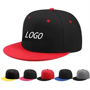 Premium Flat Brim Snapback Cap w/ 3D embroidered