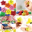 Star Shaped Bright Color Decompression Toy Stress Ball | https://www.bestnamebadges.com