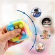 Dice Shaped Bright Color Decompression Toy Stress Ball | https://www.bestnamebadges.com