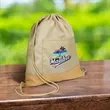 Cork Drawstring Bag | https://www.bestnamebadges.com
